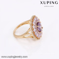 14737 Fashion jewelry artificial zircon stone wholesale women's 18k gold finger rings designs